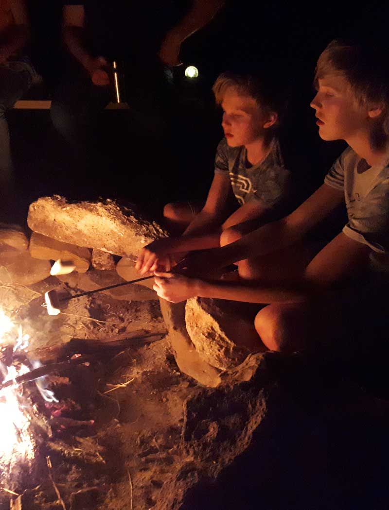 Op Om Picaranch Texas Marshmallows Campfire